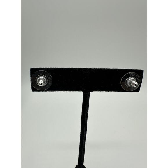 T Tahari Gold Tone Studs with All-Over CZs - Picture 4 of 6